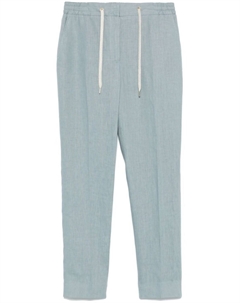 Льняные брюки, синий Eleventy