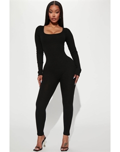 Комбинезон HP18310, черный Fashion nova