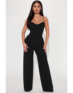 Комбинезон TP1513S, черный Fashion nova