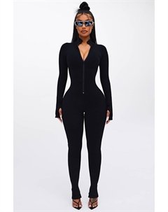 Комбинезон ZDJ2347S, черный Fashion nova