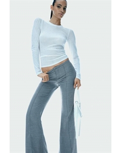 Элегантные расклешенные брюки, серый H&m