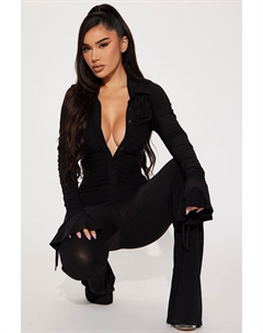 Комбинезон HKJ22096, черный Fashion nova