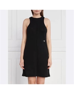Вязаное платье-майка, черный Calvin klein