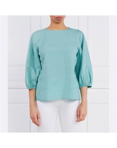 Льняная блузка обычного кроя, бирюзовый Marc o'polo