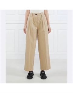 Брюки Hanico свободного кроя, бежевый Hugo