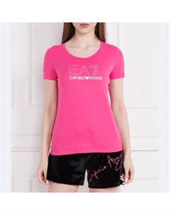 Футболка стандартного кроя, розовый Ea7
