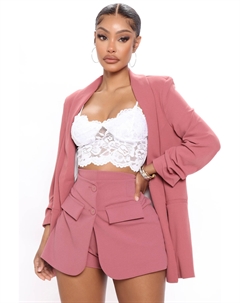 Блейзер JK18888Z, лиловый Fashion nova