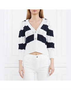 Кардиган стандартного кроя, белый Liu jo