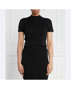 Топ SS Alexie SWTR стандартной посадки, черный Guess