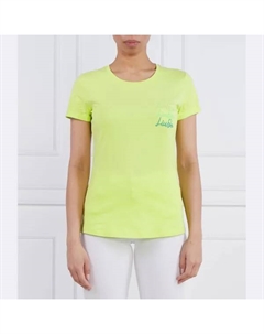 Футболка стандартного кроя, зеленый Liu jo