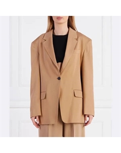 Элегантная куртка оверсайз Agura, бежевый Hugo