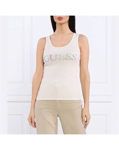 Облегающий топ, экрю Guess