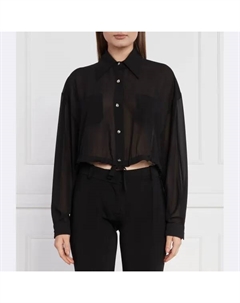 Укороченная рубашка, черный Liu jo