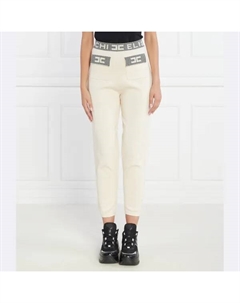 Трикотажные брюки стандартного кроя, бежевый Elisabetta franchi