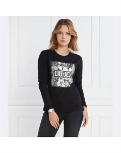 Блузка стандартного кроя, черный Liu jo