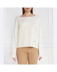 Свитер обычного кроя, белый Liu jo