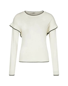 Свитер обычного кроя, экрю Liu jo