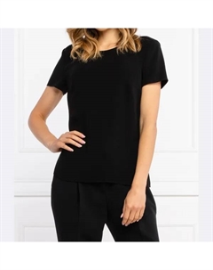 Блуза Ilyna классического кроя, черный Boss