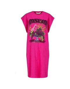 Платье, фуксия Msgm