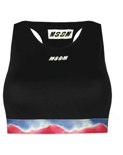 Облегающий топ, черный Msgm