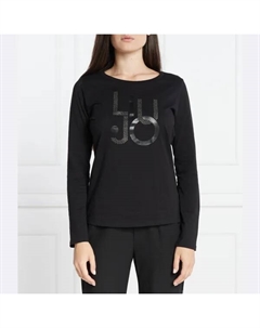 Блузка стандартного кроя, черный Liu jo