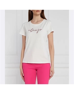 Футболка стандартного кроя, белый Liu jo