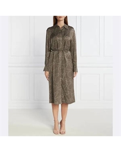 Платье, коричневый Calvin klein