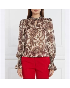 Блузка стандартного кроя, бежевый Liu jo