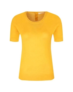 Кашемировый свитер стандартного кроя Iberia, оранжевый Tory burch