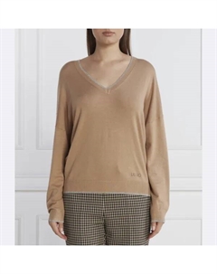 Свитер обычного кроя, коричневый Liu jo