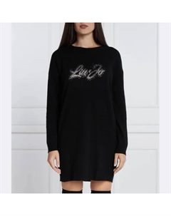 Платье с добавлением шерсти и кашемира., черный Liu jo