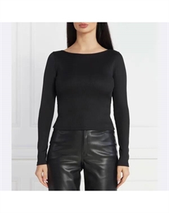 Блуза узкого кроя Dromeda, черный Hugo