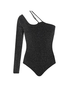 Боди узкого кроя Nakaris, черный Hugo