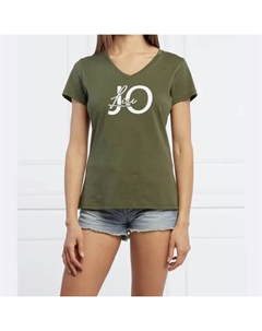 Футболка стандартного кроя, зеленый Liu jo