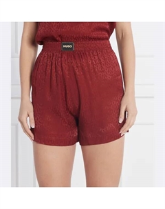 Satinoir_Shorts пижамные шорты стандартного кроя, красный Hugo
