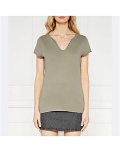 Тунисская футболка стандартного кроя, хаки Zadig&voltaire