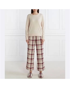 Свободная пижама, бежевый Tommy hilfiger