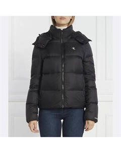 Пуховик оверсайз, черный Calvin klein