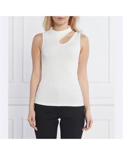 Облегающий топ драка, белый Hugo