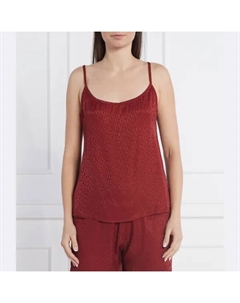 Сверху атласная пижама обычного кроя., красный Hugo