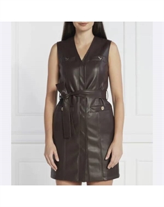 Платье с поясом, коричневый Liu jo