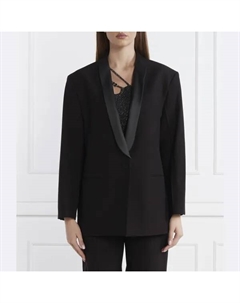 Элегантная куртка-амусар оверсайз, черный Hugo