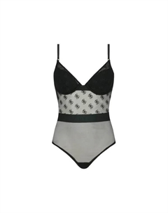 Боди elaine стандартного кроя, черный Guess