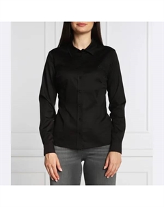 Рубашка приталенного кроя, черный Guess