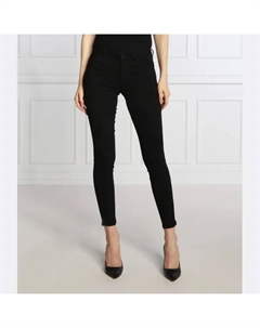 Джинсы скинни с закругленными краями, черный Guess