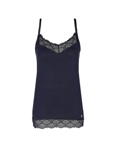 Топ с пижамой-спагетти стандартного кроя, синий Joop