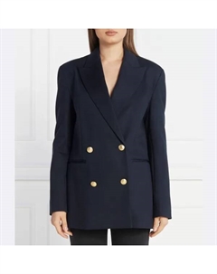 Элегантный пиджак свободного кроя, синий Tommy hilfiger