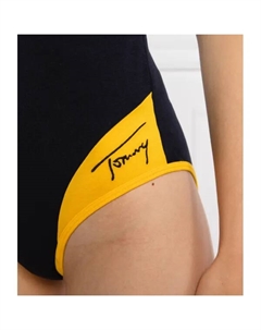 Тонкое подтянутое боди, черный Tommy hilfiger