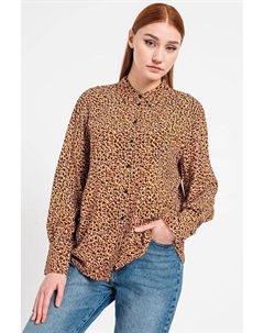 Рубашка с острым воротником и принтом, мультиколор Esprit