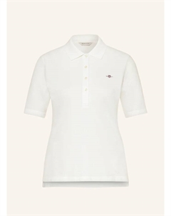 Рубашка-поло из пике, белый Gant